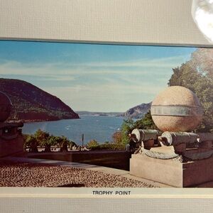 Matted Picture of Trophy Point at WestPoint